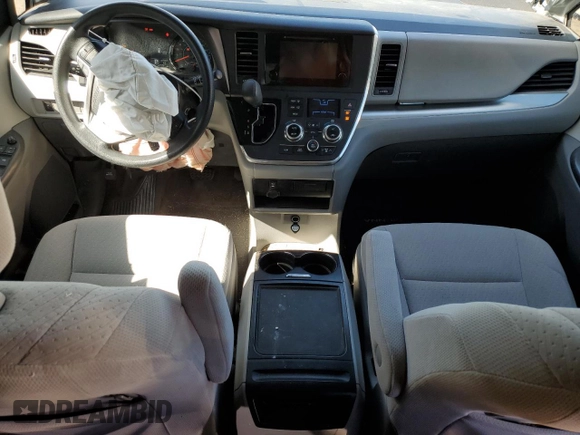 2016 Toyota Sienna LE AAS with VIN 5TDKK3DCXGS753986, listed as a Copart auction lot 46550215 with 45,074 mi miles and Salvage Title. Bid and sale history available at carsss.com. Image 8.