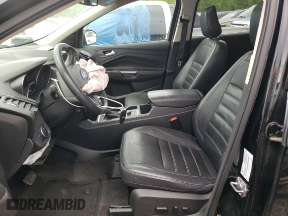 2018 Ford Escape Titanium with VIN 1FMCU9J93JUB80907, listed as a Copart auction lot 55932275 with 102,295 mi miles and Salvage title. Bid and sale history available at DreamBid. Image 7.