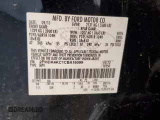 2012 Ford Edge Limited with VIN 2FMDK4KC1CBA16099, listed as a Copart auction lot 46340145 with 154,759 mi miles and Non Repairable. Bid and sale history available at carsss.com. Image 14.