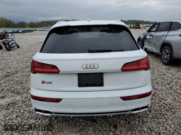 2020 Audi SQ5 Premium Plus with VIN WA1B4AFY3L2019337, listed as a Copart auction lot 52568604 with 50,777 mi miles and . Bid and sale history available at DreamBid. Image 6.