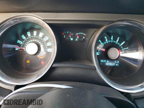 2011 Ford Mustang V6 with VIN 1ZVBP8AM3B5153673, listed as a Copart auction lot 78088464 with 86,793 mi miles and Salvage Title. Bid and sale history available at carsss.com. Image 9.