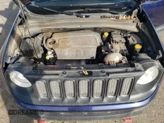 2016 Jeep Renegade Trailhawk with VIN ZACCJBCT3GPD31008, listed as a Copart auction lot 48907925 with 95,155 mi miles and Salvage title. Bid and sale history available at DreamBid. Image 12.