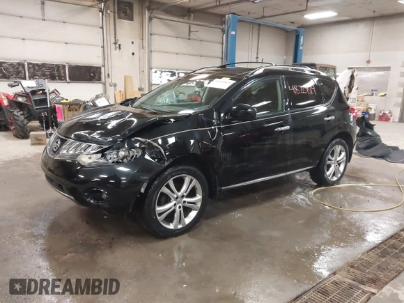 2009 Nissan Murano S with VIN JN8AZ18W19W134457, listed as a IAAI auction lot 41820814 with 132,672 mi miles and . Bid and sale history available at carsss.com. Image 17.