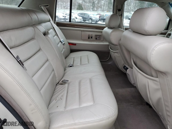 1995 Cadillac DeVille with VIN 1G6KD52B8SU274053, listed as a Copart auction lot 86429934 with 100,496 mi miles and Salvage Title. Bid and sale history available at carsss.com. Image 10.