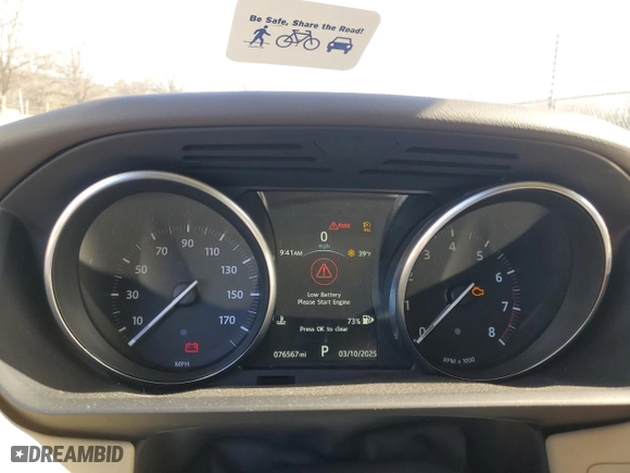 2016 Land Rover Range Rover Sport V6 HSE with VIN SALWR2VF1GA577836, listed as a Copart auction lot 48099735 with 76,567 mi miles and Salvage Title. Bid and sale history available at carsss.com. Image 9.
