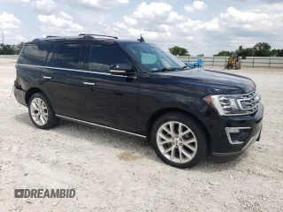 2018 Ford Expedition Limited with VIN 1FMJU1KTXJEA45498, listed as a Copart auction lot 56421775 with 125,008 mi miles and Salvage title. Bid and sale history available at DreamBid. Image 4.