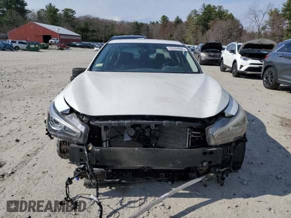 2015 Infiniti Q50 Premium with VIN JN1BV7AR7FM402165, listed as a Copart auction lot 53244085 with 83,519 mi miles and Clean title. Bid and sale history available at DreamBid. Image 5.
