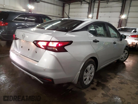 2023 Nissan Versa S z VIN 3N1CN8DV5PL832890, wystawiony jako Copart lot #43511595 z przebiegiem 24 836 mil mil oraz Szkoda całkowita • Salvage title. Historia ofert i sprzedaży dostępna na DreamBid. Obrazek 3.