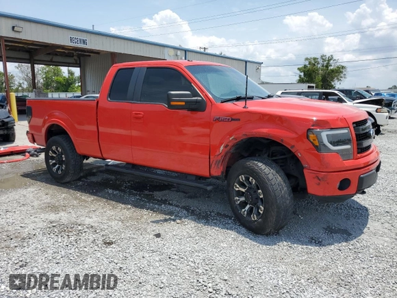 2013 Ford F-150 XL with VIN 1FTFX1EF6DFB58970, listed as a Copart auction lot 57905585 with 171,055 mi miles and Salvage title. Bid and sale history available at DreamBid. Image 4.