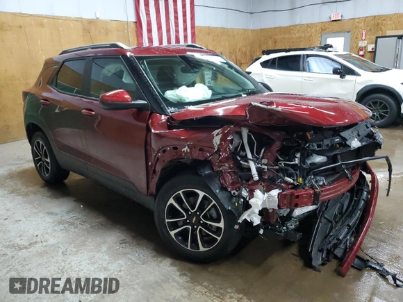 2025 Chevrolet TrailBlazer LT with VIN KL79MRSL7SB125458, listed as a Copart auction lot 45204575 with Not Provided miles and Non Repairable. Bid and sale history available at DreamBid. Image 4.