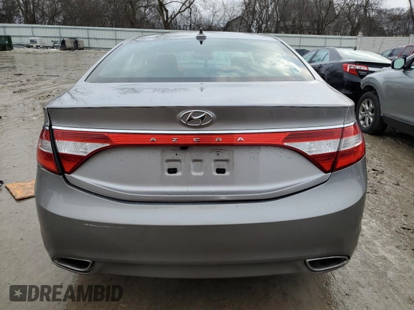 2013 Hyundai Azera with VIN KMHFG4JG6DA222207, listed as a Copart auction lot 46831495 with 68,234 mi miles and Salvage Title. Bid and sale history available at DreamBid. Image 6.