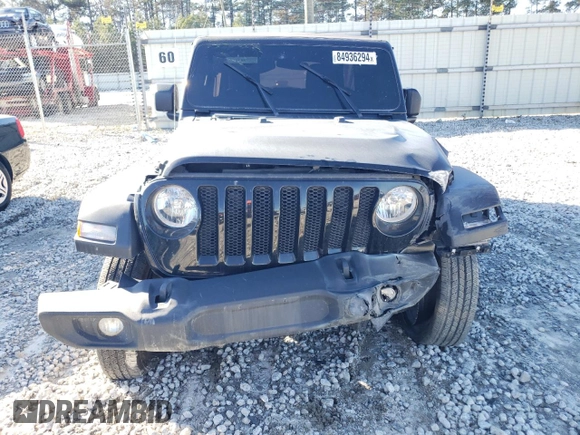 2022 Jeep Wrangler Unlimited High Tide with VIN 1C4HJXDG1NW134486, listed as a Copart auction lot 84936294 with 61,282 mi miles and Salvage Title. Bid and sale history available at DreamBid. Image 5.