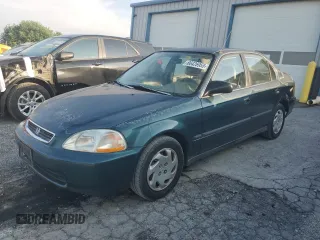 1997 Honda Civic LX z VIN 2HGEJ6677VH582175, wystawiony jako Copart lot #66426955 z przebiegiem 115 597 mil mil oraz Czysty tytuł • Clean title. Historia ofert i sprzedaży dostępna na DreamBid. Obrazek 1.