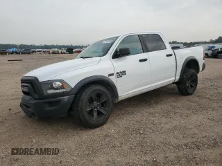 2021 Ram 1500 Warlock z VIN 1C6RR7LT6MS528316, wystawiony jako Copart lot #54497055 z przebiegiem 119 491 mil mil oraz Szkoda całkowita • Salvage title. Historia ofert i sprzedaży dostępna na DreamBid. Obrazek 1.