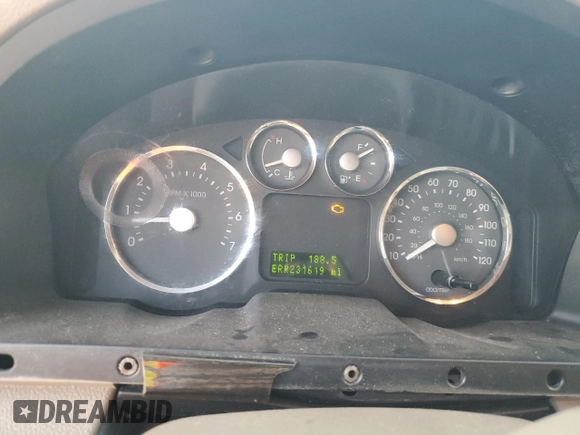 2005 Mercury Montego Luxury z VIN 1MEFM40195G608644, wystawiony jako Copart lot #83732794 z przebiegiem 231 619 mil mil oraz Szkoda całkowita • Salvage title. Historia ofert i sprzedaży dostępna na DreamBid. Obrazek 9.
