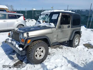 2004 Jeep Wrangler Sahara with VIN 1J4FA59S94P707873, listed as a IAAI auction lot 41622444 with 1 mi miles. Bid and sale history available at carsss.com. Image 17.