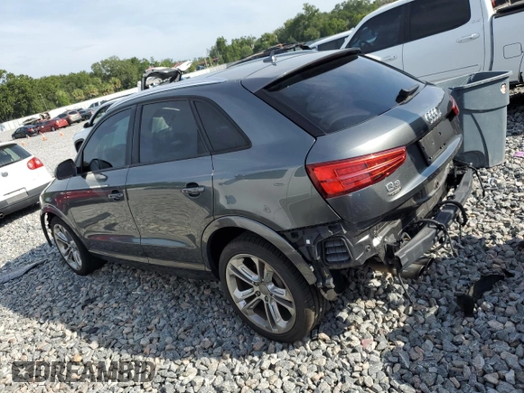 2018 Audi Q3 Premium with VIN WA1BCCFS4JR019085, listed as a Copart auction lot 57676375 with 94,743 mi miles and Salvage title. Bid and sale history available at DreamBid. Image 2.