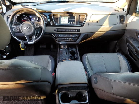 2018 Kia Sedona SX-L with VIN KNDME5C17J6389707, listed as a Copart auction lot 42446375 with 78,325 mi miles and Salvage Title. Bid and sale history available at carsss.com. Image 8.