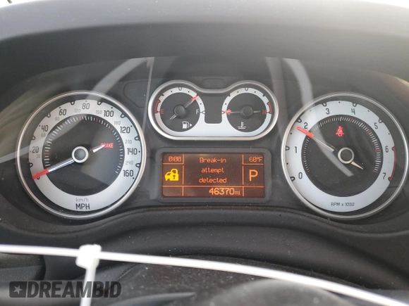 2014 FIAT 500L Trekking with VIN ZFBCFADH3EZ009542, listed as a Copart auction lot 45659025 with 46,370 mi miles and Salvage Title. Bid and sale history available at carsss.com. Image 9.