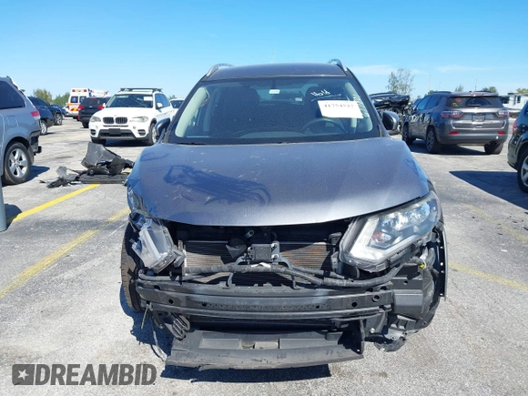 2017 Nissan Rogue S with VIN KNMAT2MT7HP617801, listed as a IAAI auction lot 41754527 with 156,195 mi miles and . Bid and sale history available at DreamBid. Image 12.