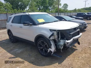 2014 Ford Explorer Sport z VIN 1FM5K8GT8EGC62521, wystawiony jako IAAI lot #42400429 z przebiegiem 160 788 mil mil oraz . Historia ofert i sprzedaży dostępna na DreamBid. Obrazek 1.