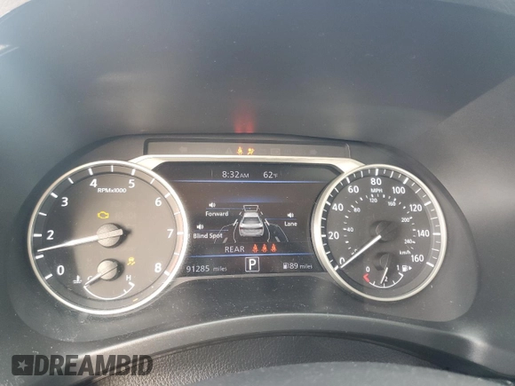 2021 Nissan Sentra SV with VIN 3N1AB8CV1MY224039, listed as a Copart auction lot 46801225 with 91,285 mi miles and Salvage Title. Bid and sale history available at DreamBid. Image 9.