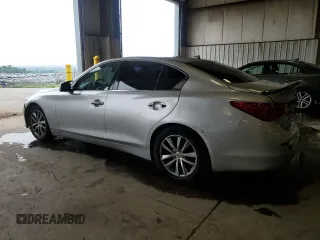 2015 Infiniti Q50 Sport with VIN JN1BV7AR5FM398763, listed as a Copart auction lot 60821115 with Not provided miles and Salvage title. Bid and sale history available at DreamBid. Image 2.