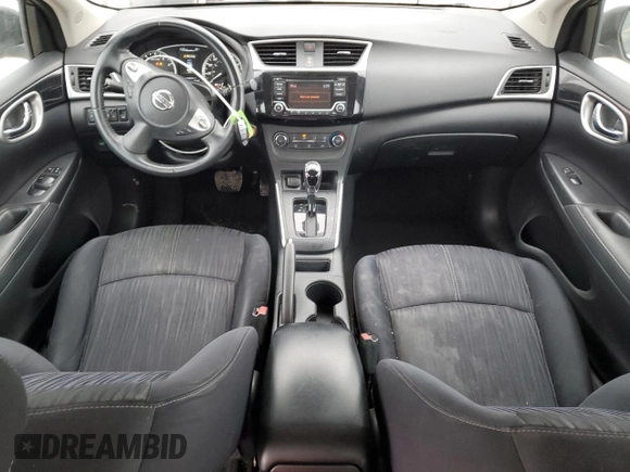 2017 Nissan Sentra SV with VIN 3N1AB7APXHL648420, listed as a Copart auction lot 46374755 with 150,746 mi miles and Salvage Title. Bid and sale history available at carsss.com. Image 8.