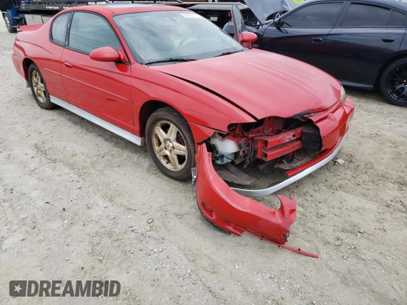 2004 Chevrolet Monte Carlo SS Supercharged with VIN 2G1WZ151849350293, listed as a Copart auction lot 63987774 with 150,373 mi miles and Salvage Title. Bid and sale history available at carsss.com. Image 4.