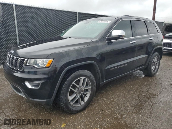 2020 Jeep Grand Cherokee Limited with VIN 1C4RJEBG7LC203658, listed as a Copart auction lot 54687705 with 155,088 mi miles and Clean title. Bid and sale history available at DreamBid. Image 1.