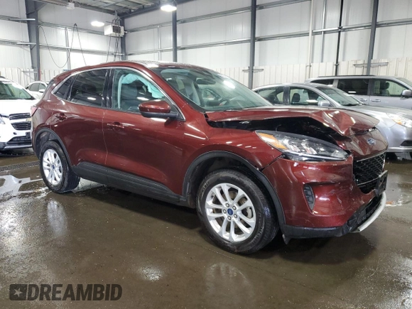 2021 Ford Escape SE with VIN 1FMCU9G60MUA90728, listed as a Copart auction lot 60124145 with 42,744 mi miles and Salvage title. Bid and sale history available at DreamBid. Image 4.