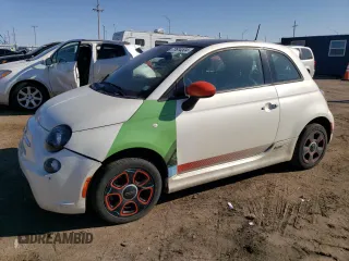2016 FIAT 500e with VIN 3C3CFFGE3GT155109, listed as a Copart auction lot 77614534 with 62,213 mi miles and Salvage Title. Bid and sale history available at carsss.com. Image 1.
