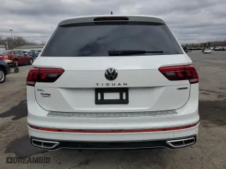 2022 Volkswagen Tiguan SEL R-Line with VIN 3VV4B7AX0NM044375, listed as a Copart auction lot 48865545 with 52,706 mi miles and Salvage Title. Bid and sale history available at carsss.com. Image 6.