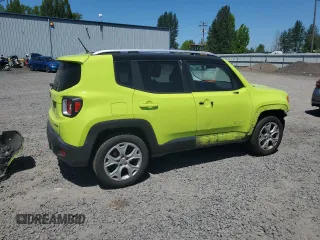 2017 Jeep Renegade Limited with VIN ZACCJBDB1HPF60648, listed as a Copart auction lot 59906885 with 128,477 mi miles and Salvage title. Bid and sale history available at DreamBid. Image 3.