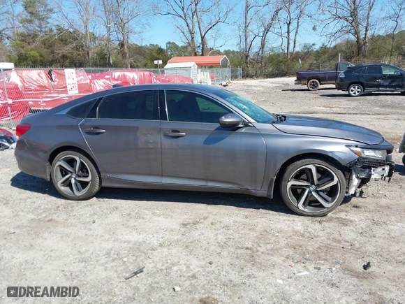 2020 Honda Accord Sedan Sport with VIN 1HGCV1F36LA098196, listed as a IAAI auction lot 41669196 with 82,239 mi miles. Bid and sale history available at carsss.com. Image 14.