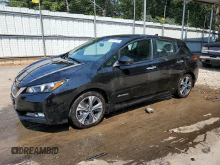 2018 Nissan LEAF SV with VIN 1N4AZ1CP5JC311552, listed as a Copart auction lot 61834195 with 56,260 mi miles and Salvage title. Bid and sale history available at DreamBid. Image 1.