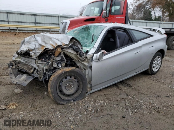 2002 Toyota Celica GT with VIN JTDDR32T320116652, listed as a Copart auction lot 83857114 with 0 mi miles and Salvage Title. Bid and sale history available at carsss.com. Image 1.