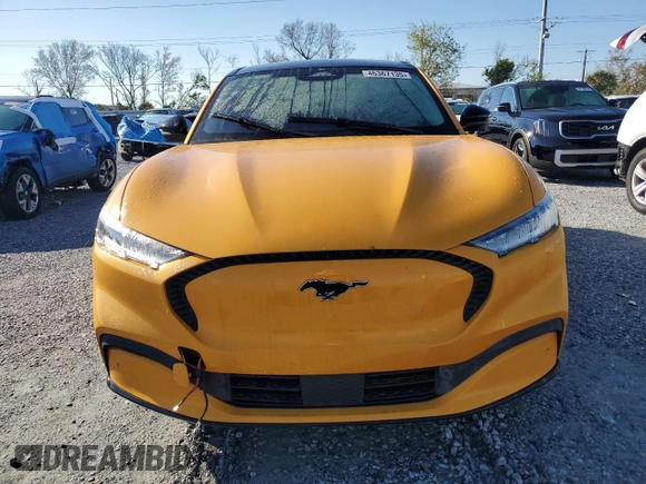 2022 Ford Mustang Mach-E California Route 1 with VIN 3FMTK2SU2NMA12766, listed as a Copart auction lot 46367135 with 22,549 mi miles and Salvage title. Bid and sale history available at DreamBid. Image 5.