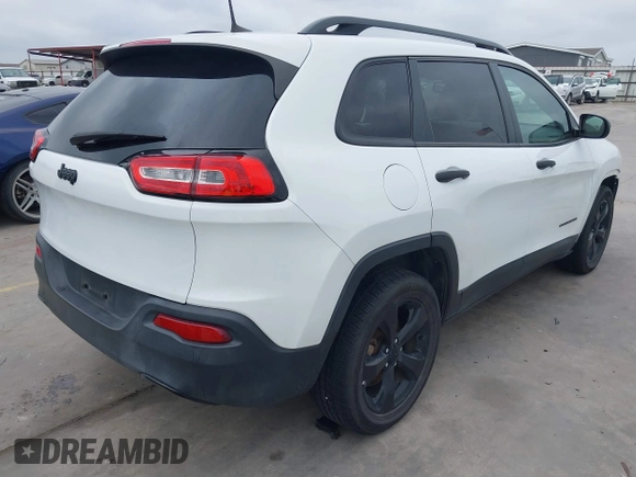 2017 Jeep Cherokee Sport with VIN 1C4PJLAB4HW619593, listed as a IAAI auction lot 42177037 with 113,674 mi miles and . Bid and sale history available at DreamBid. Image 4.