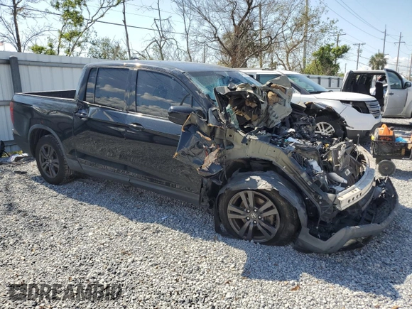 2018 Honda Ridgeline Sport with VIN 5FPYK2F19JB002705, listed as a Copart auction lot 44516565 with Not provided miles and Salvage title. Bid and sale history available at DreamBid. Image 4.