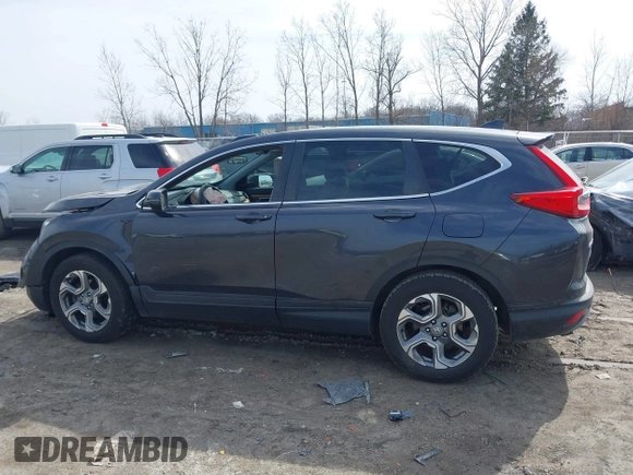 2019 Honda CR-V EX with VIN 2HKRW1H56KH507065, listed as a IAAI auction lot 41835128 with 75,093 mi miles. Bid and sale history available at carsss.com. Image 14.
