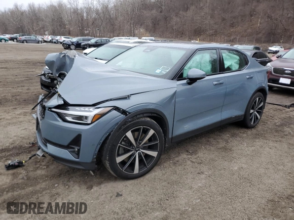 2022 Polestar 2 with VIN LPSED3KA3NL076196, listed as a Copart auction lot 42869655 with Not Provided miles and Salvage Title. Bid and sale history available at carsss.com. Image 1.