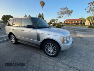 2005 Land Rover Range Rover HSE with VIN SALME114X5A195528, listed as a Copart auction lot 62038205 with 108,576 mi miles and Clean title. Bid and sale history available at DreamBid. Image 1.