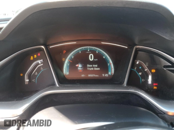 2017 Honda Civic EX z VIN 2HGFC2F78HH549794, wystawiony jako Copart lot #54592675 z przebiegiem 45 079 mil mil oraz Szkoda całkowita • Salvage title. Historia ofert i sprzedaży dostępna na DreamBid. Obrazek 9.