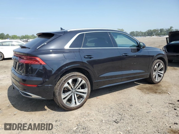 2019 Audi Q8 Prestige with VIN WA1CVAF1XKD035607, listed as a Copart auction lot 62465115 with 94,532 mi miles and Clean title. Bid and sale history available at DreamBid. Image 3.