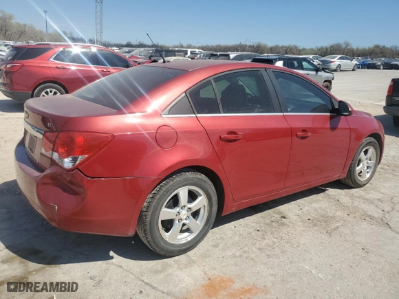 2011 Chevrolet Cruze LT w/1FL with VIN 1G1PE5S95B7252578, listed as a Copart auction lot 50645465 with 130,061 mi miles and Clean Title. Bid and sale history available at carsss.com. Image 3.