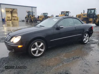 2005 Mercedes-Benz CLK 320 with VIN WDBTK65J45F163068, listed as a Copart auction lot 80298274 with 130,785 mi miles and Salvage Title. Bid and sale history available at DreamBid. Image 1.