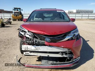 2023 Toyota Sienna Platinum with VIN 5TDESKFC9PS100229, listed as a Copart auction lot 51113935 with 52,539 mi miles and Salvage title. Bid and sale history available at DreamBid. Image 5.