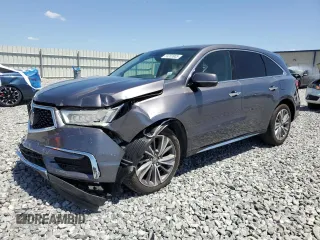 2018 Acura MDX Technology z VIN 5J8YD3H57JL010597, wystawiony jako Copart lot #55263905 z przebiegiem 72 850 mil mil oraz Szkoda całkowita • Salvage title. Historia ofert i sprzedaży dostępna na DreamBid. Obrazek 1.