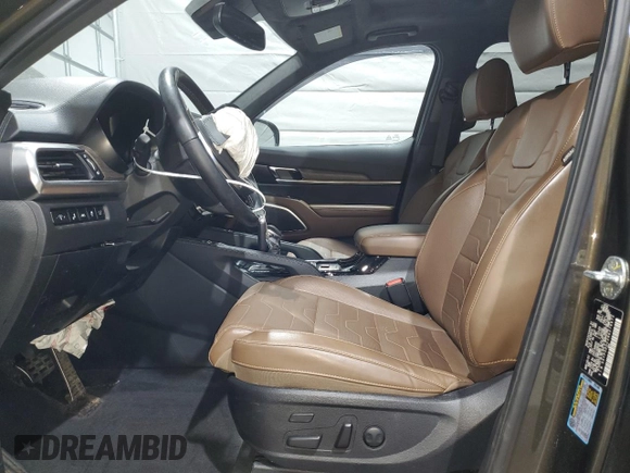 2022 Kia Telluride SX with VIN 5XYP5DHC2NG276672, listed as a Copart auction lot 53269885 with 44,780 mi miles and Salvage title. Bid and sale history available at DreamBid. Image 7.